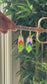 24k Long Gold Feather Earrings Made to Order